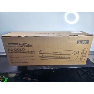 Laminator Machine 13 Inch Wide Thermal Lamination 9 in 1 Cold Hot A3, Purple